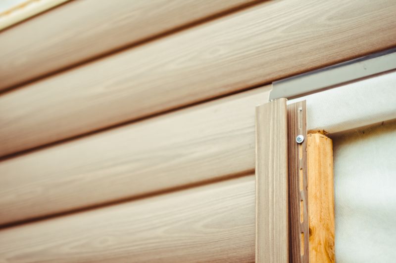 Vinyl Siding Material Close-up